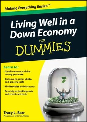 Tracy L. Barr: Living Well in a Down Economy For Dummies [2008] paperback Sale